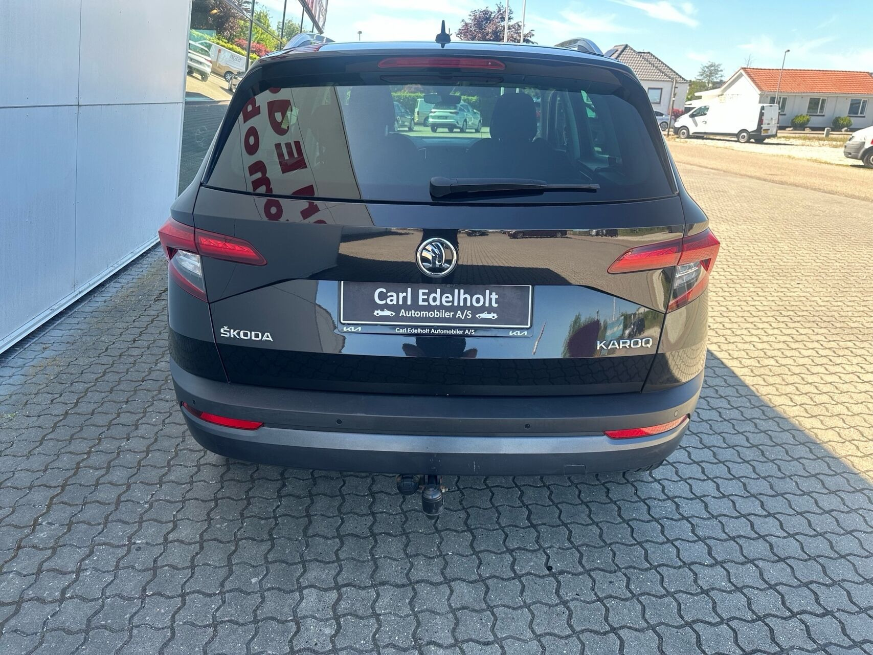 Sort Skoda Karoq fra 2019