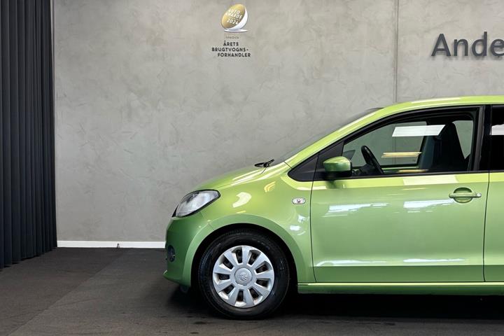 Grøn Skoda Citigo fra 2017