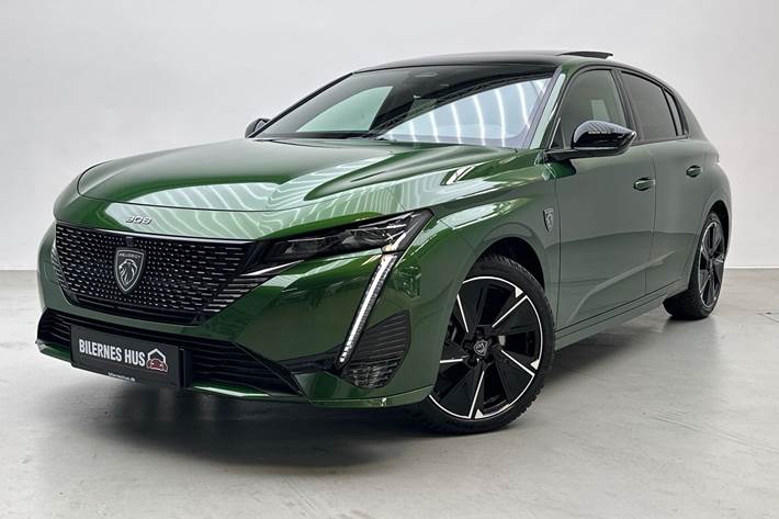 Grøn Peugeot E-308 fra 2024