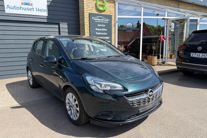 Grøn Opel Corsa fra 2015
