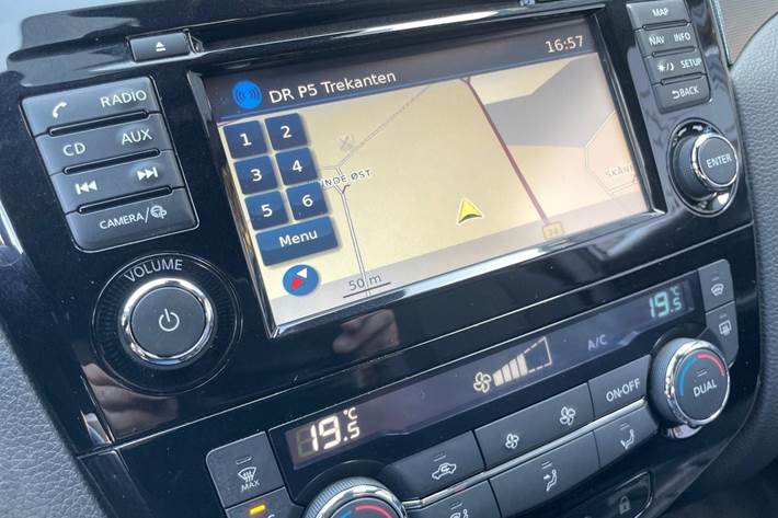 Grå Nissan Qashqai fra 2019