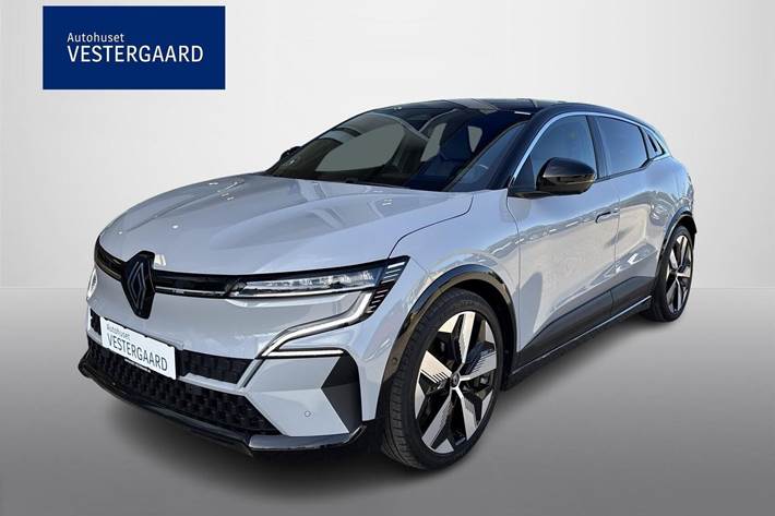 Grå Renault Megane E-Tech fra 2022 set udefra
