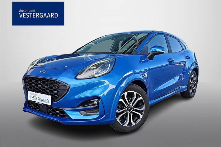 Blå Ford Puma fra 2021