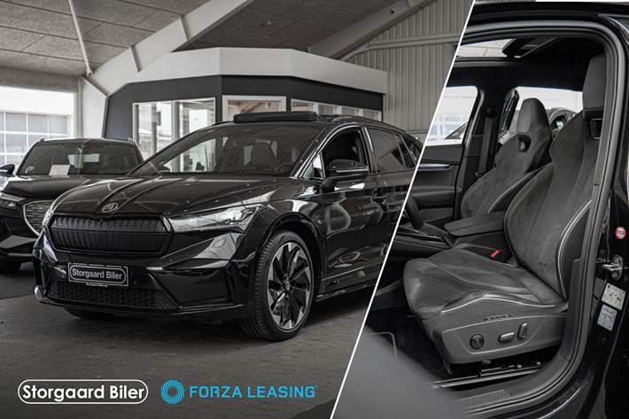 Sort Skoda Enyaq fra 2022