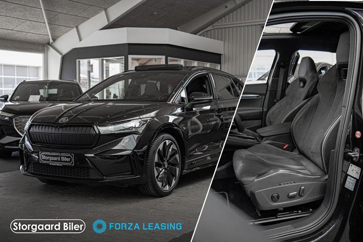 Sort Skoda Enyaq fra 2022