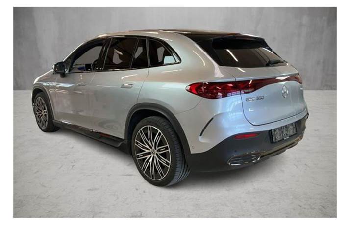 Grå Mercedes EQE 350 fra 2024