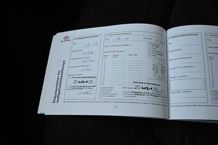 Rød Kia Ceed fra 2016