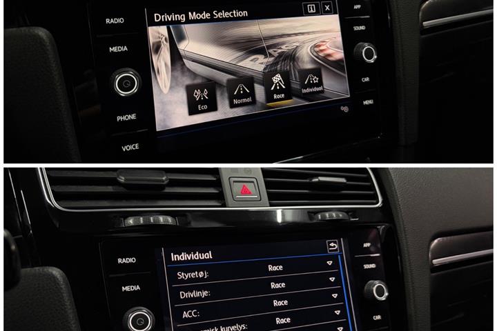 Sort VW Golf VII fra 2018