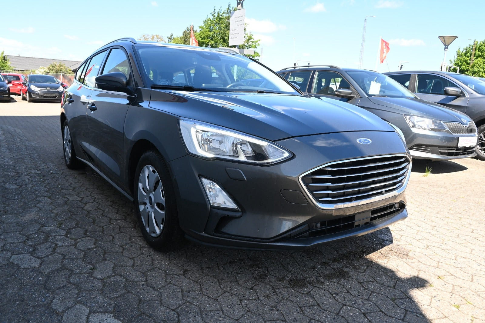 Grå Ford Focus fra 2019
