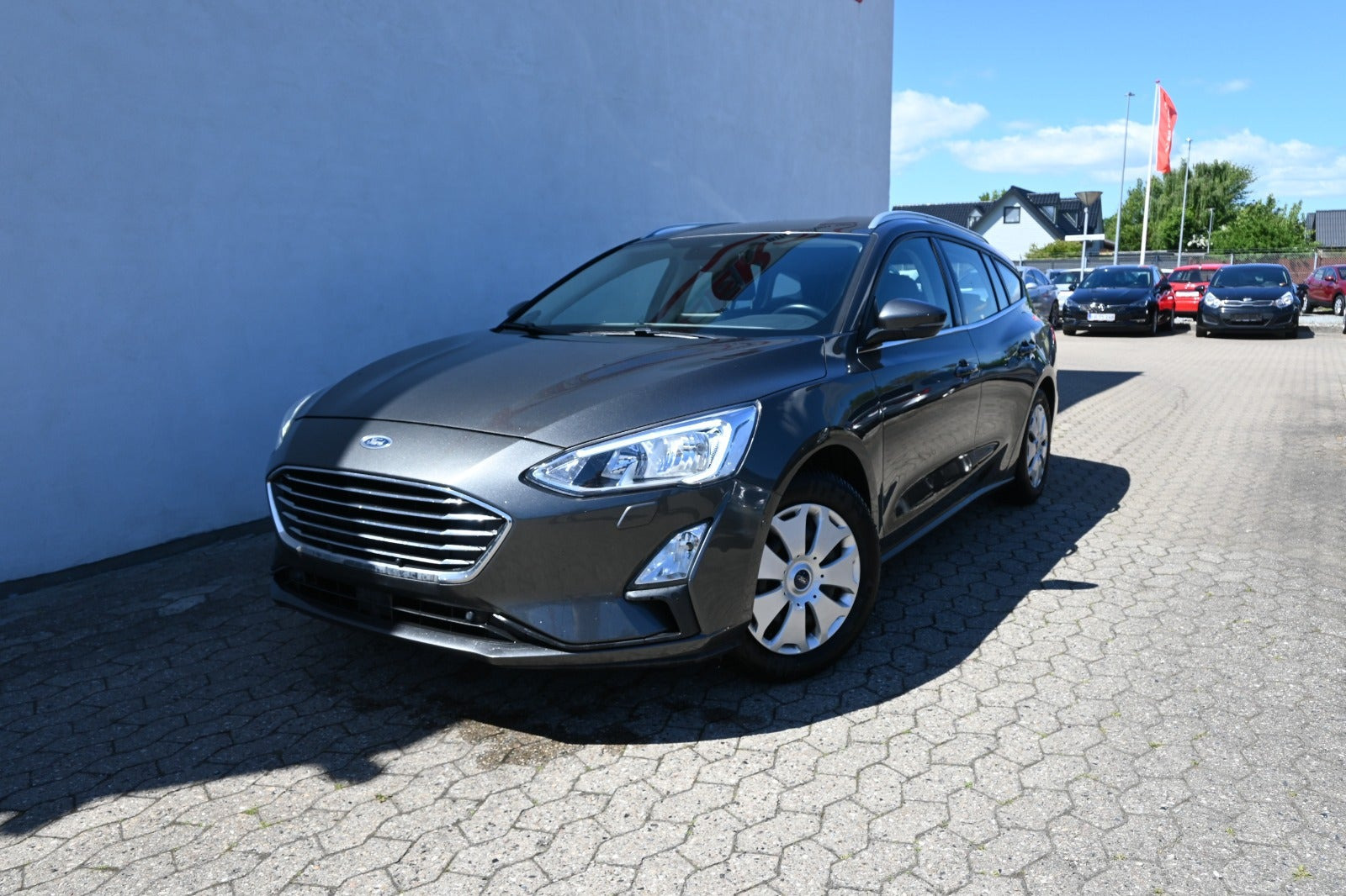 Grå Ford Focus fra 2019