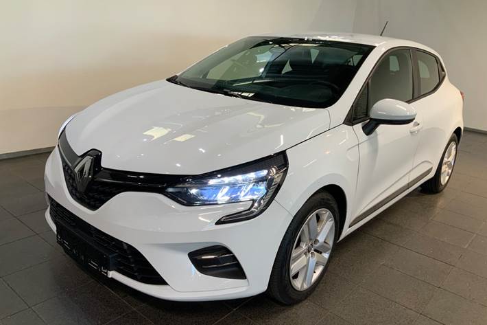 Hvid Renault Clio V fra 2022 set udefra