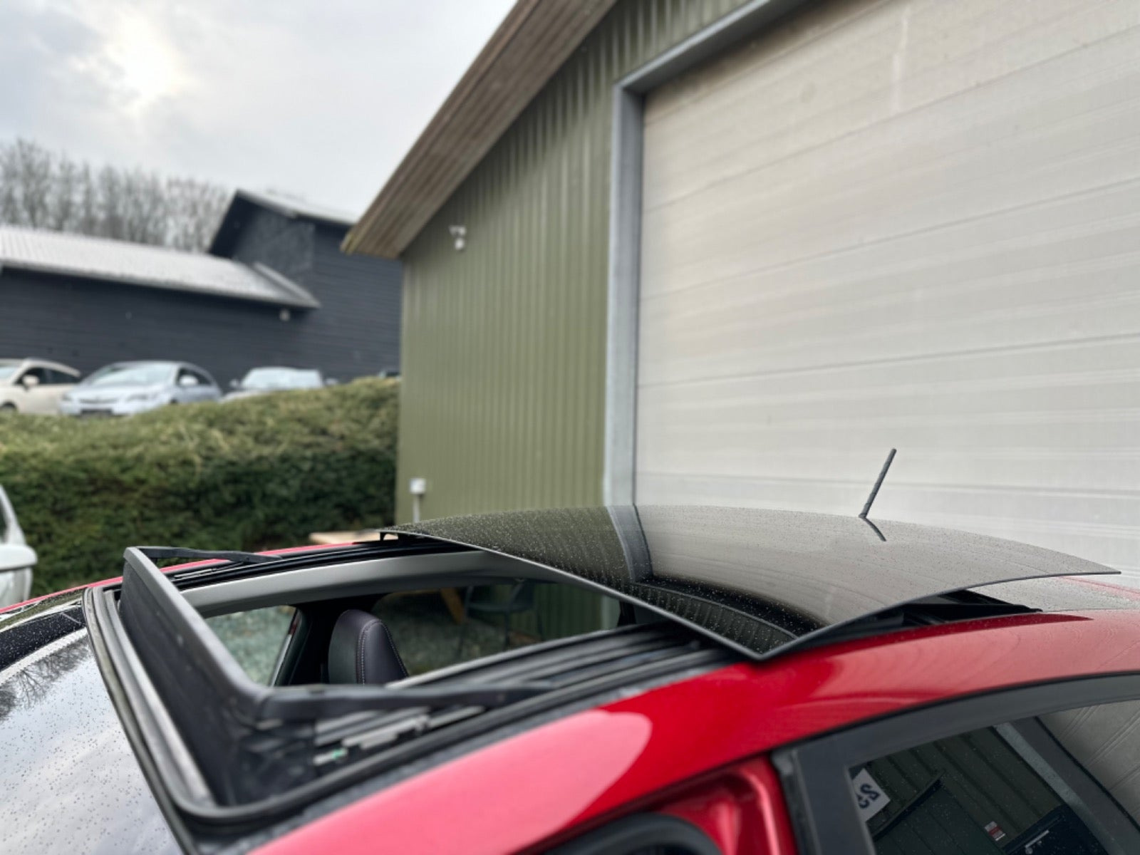 Rød Ford Fiesta fra 2018