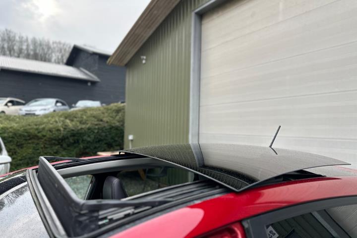 Rød Ford Fiesta fra 2018