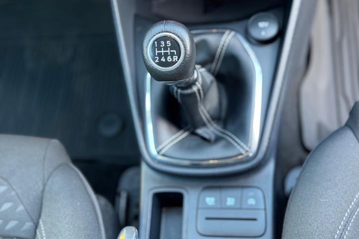 Blå Ford Fiesta fra 2021
