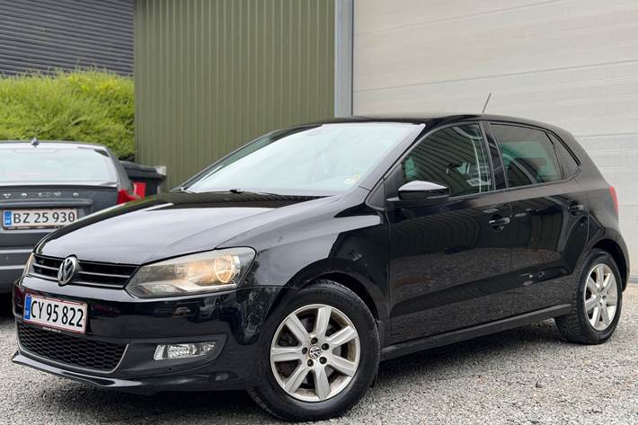 Sort VW Polo fra 2009