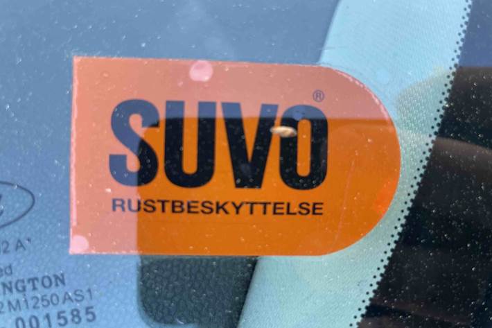 Blå Ford Fiesta fra 2016
