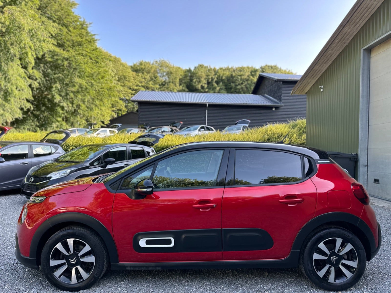 Rød Citroën C3 fra 2020
