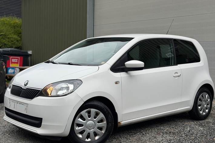 Hvid Skoda Citigo fra 2013