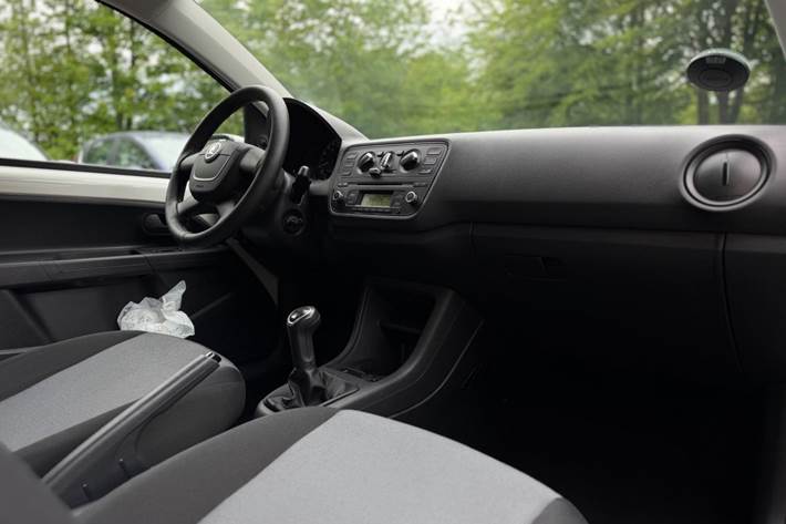Hvid Skoda Citigo fra 2013
