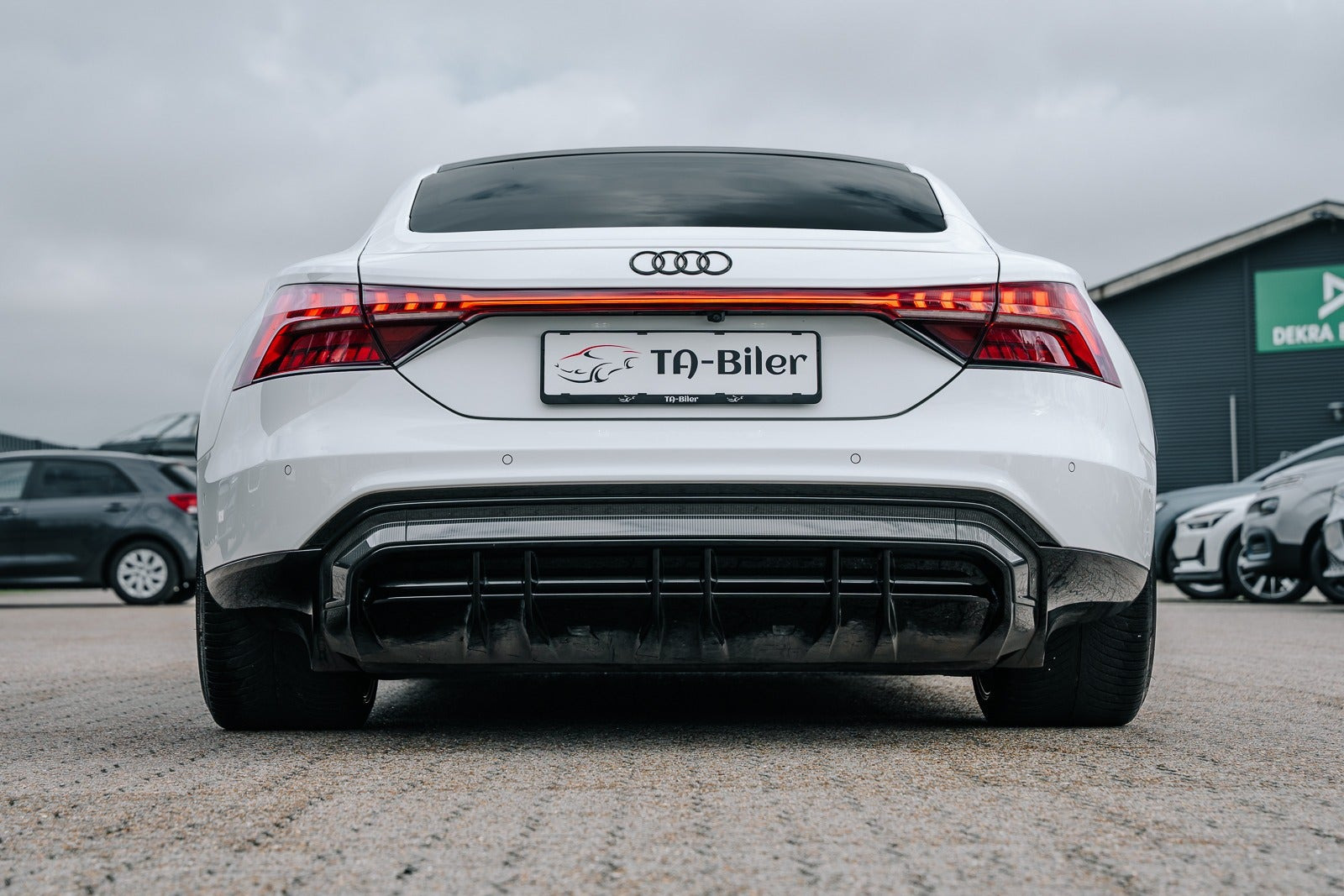 Hvid Audi RS e-tron GT fra 2022