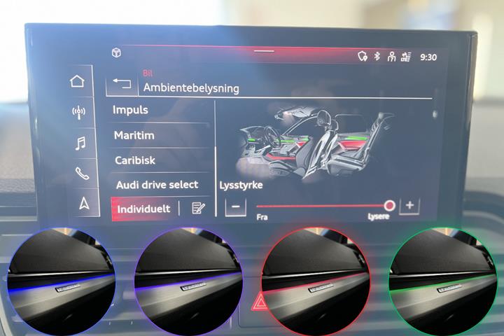 Grå Audi Q5 fra 2023
