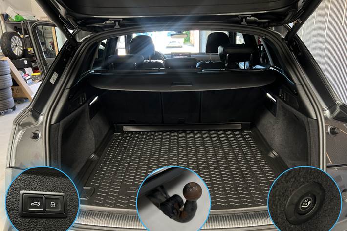 Grå Audi Q5 fra 2023