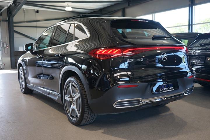 Sort Mercedes EQE350 SUV fra 2025