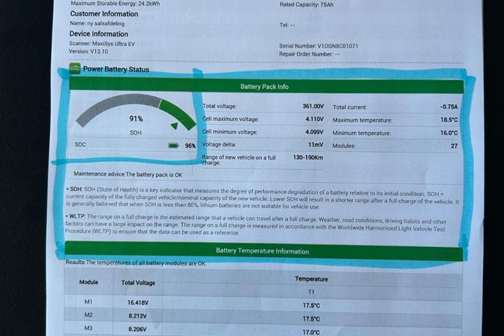 Grå VW e-Golf VII fra 2020