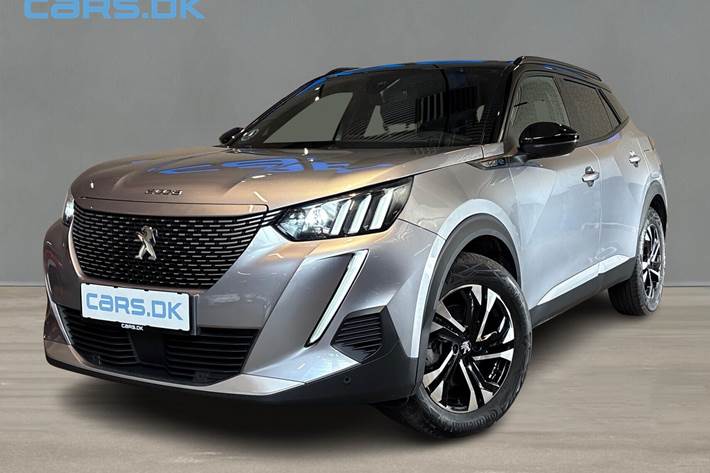 Grå Peugeot e-2008 fra 2022