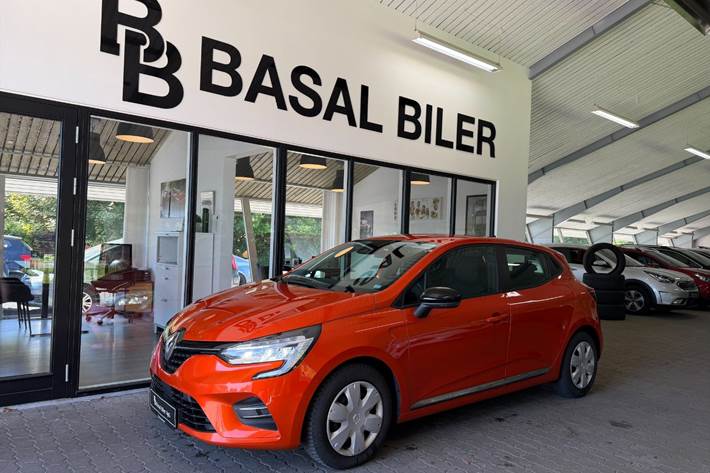 Orange Renault Clio V fra 2019