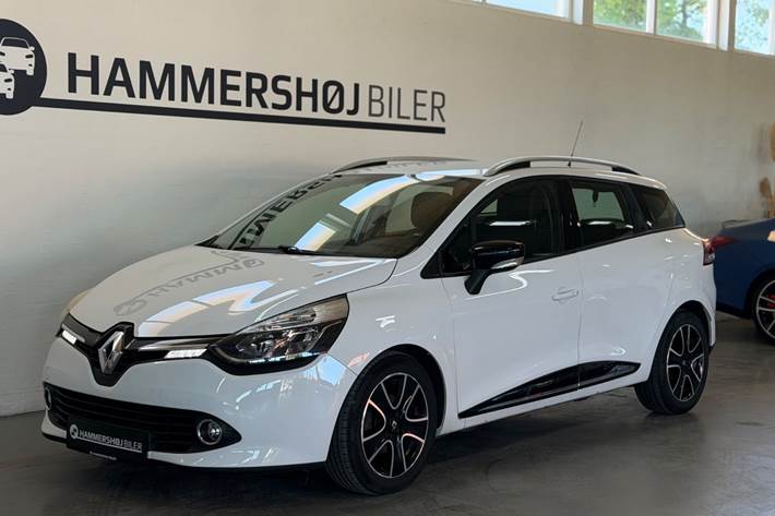 Hvid Renault Clio IV fra 2014