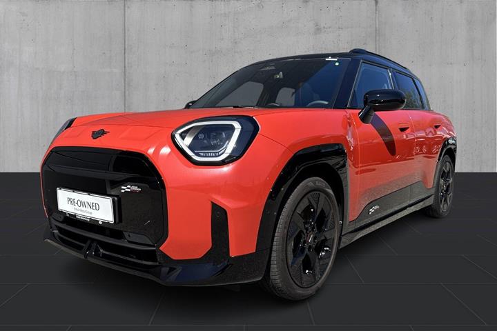 Rød Mini Aceman SE fra 2025 set udefra