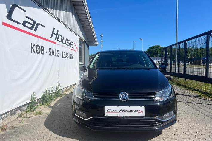 Sort VW Polo fra 2015