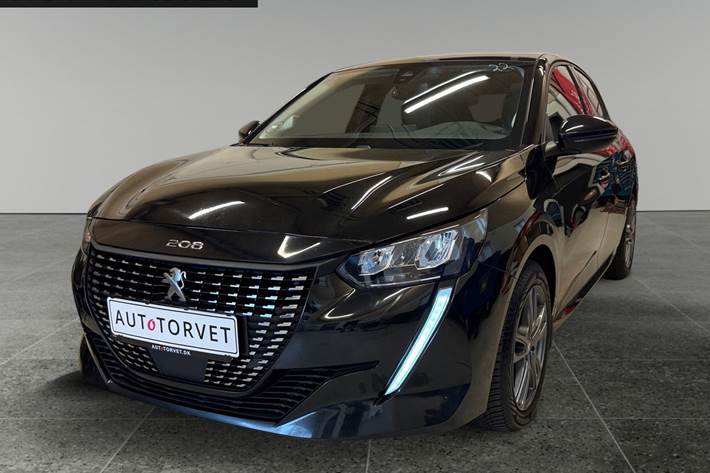 Sort Peugeot 208 fra 2020