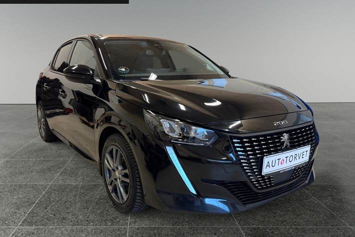 Sort Peugeot 208 fra 2020