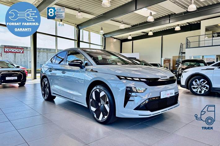 Grå Skoda Enyaq fra 2026