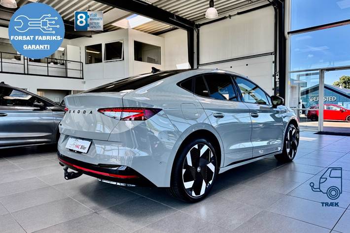 Grå Skoda Enyaq fra 2026