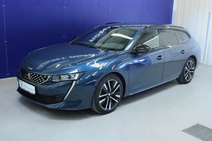 Blå Peugeot 508 fra 2021