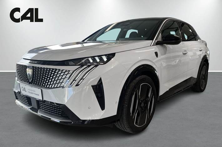 Hvid Peugeot e-3008 fra 2025