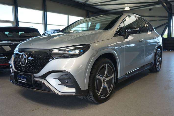 Sølv Mercedes EQE350 SUV fra 2025