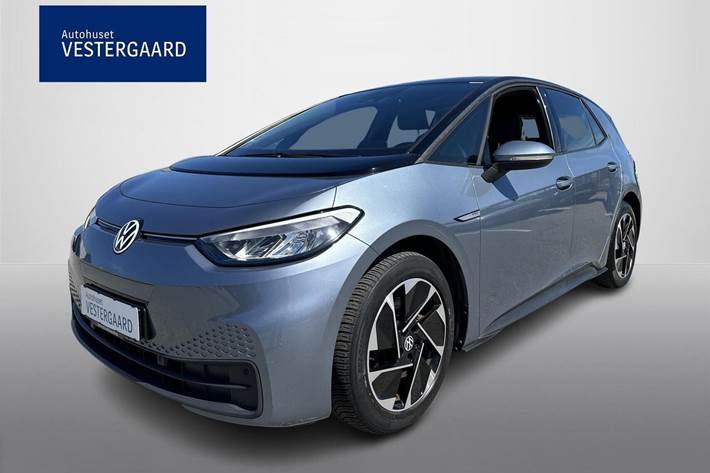 Blå VW ID.3 fra 2021