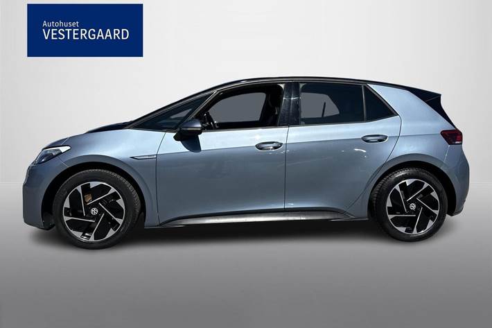 Blå VW ID.3 fra 2021