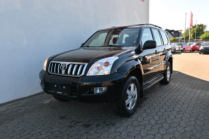 Sort Toyota Land Cruiser fra 2007