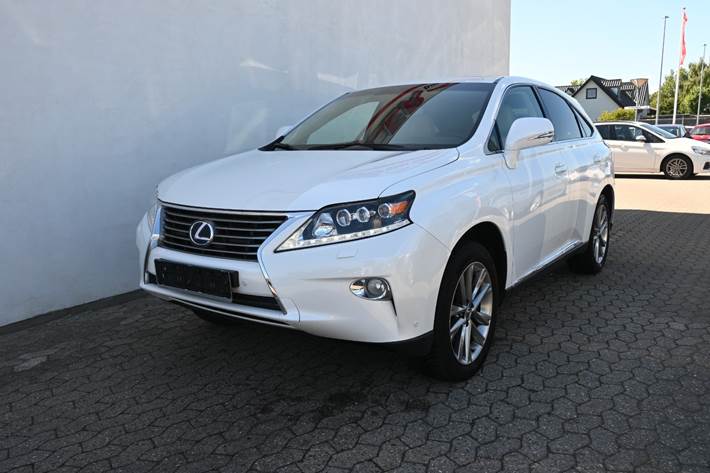 Hvid Lexus RX450h fra 2013
