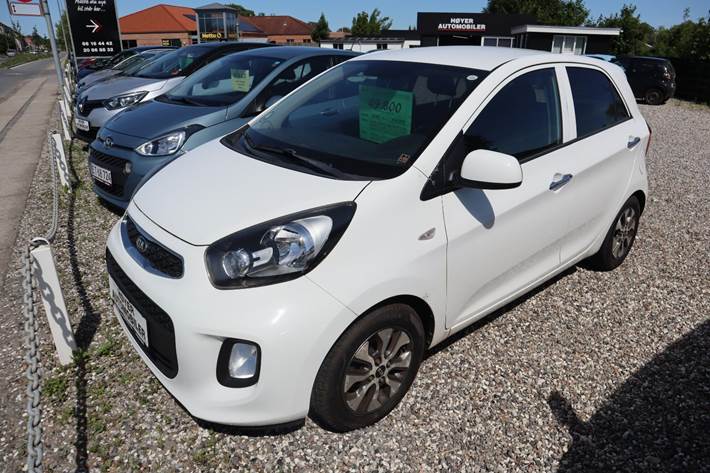 Hvid Kia Picanto fra 2016