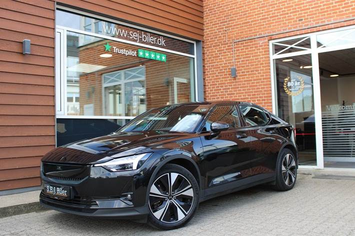 Sort Polestar 2 fra 2024
