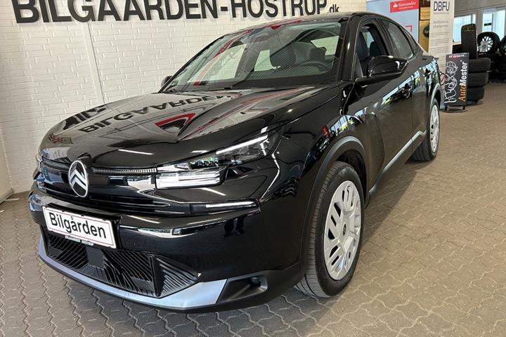 Sort Citroën ë-C4 X fra 2025 set udefra
