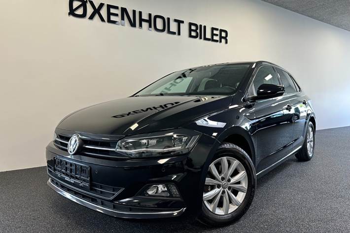 Sort VW Polo fra 2019