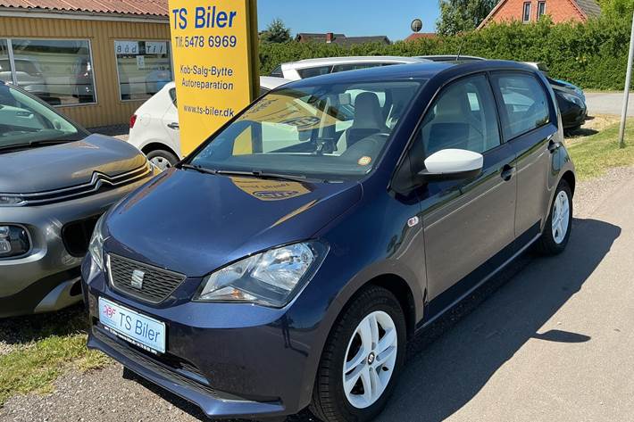 Blå Seat Mii fra 2015