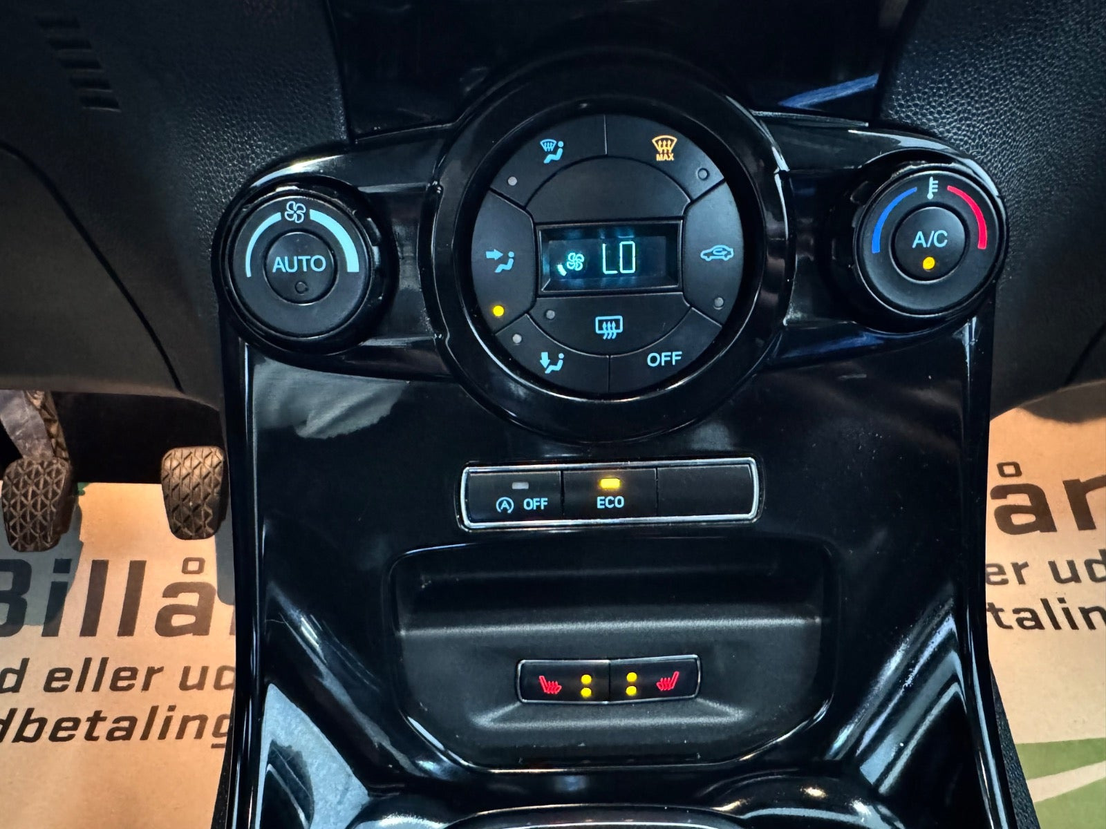 Sort Ford Fiesta fra 2015
